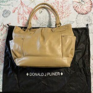 Donald J Pliner vintage leather satchel